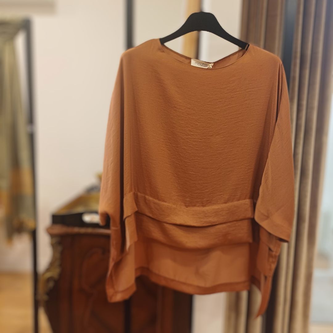 Moutaki Flowy Layered Blouse - various colors