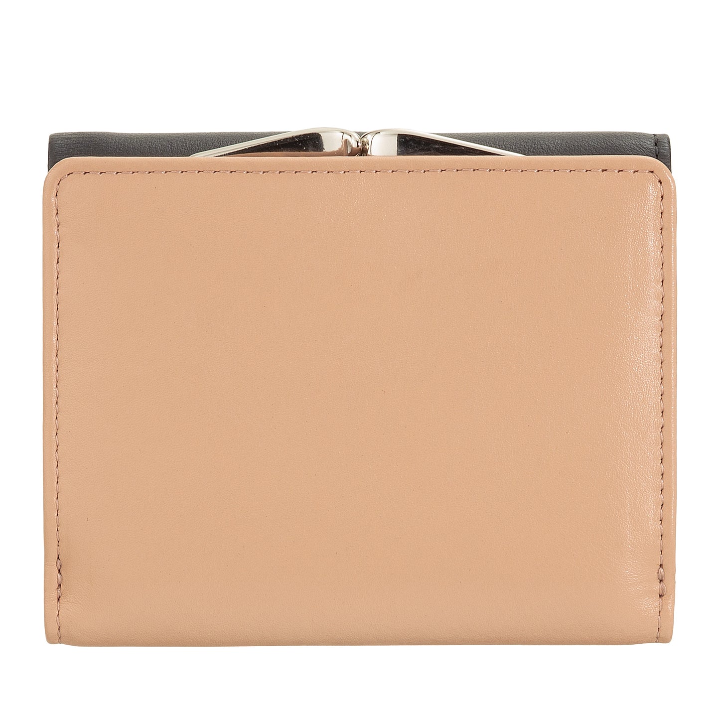 Monedero compacto negro Clic