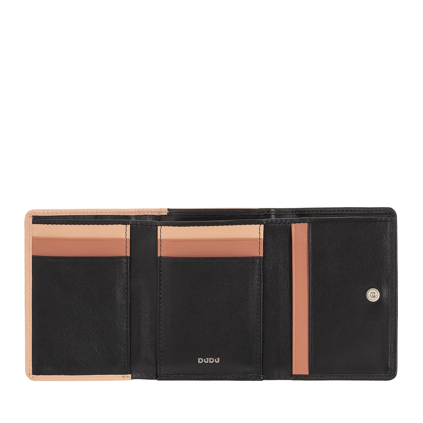 Monedero compacto negro Clic