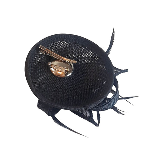 Alfinete de lapela com pena e laço-Azul1