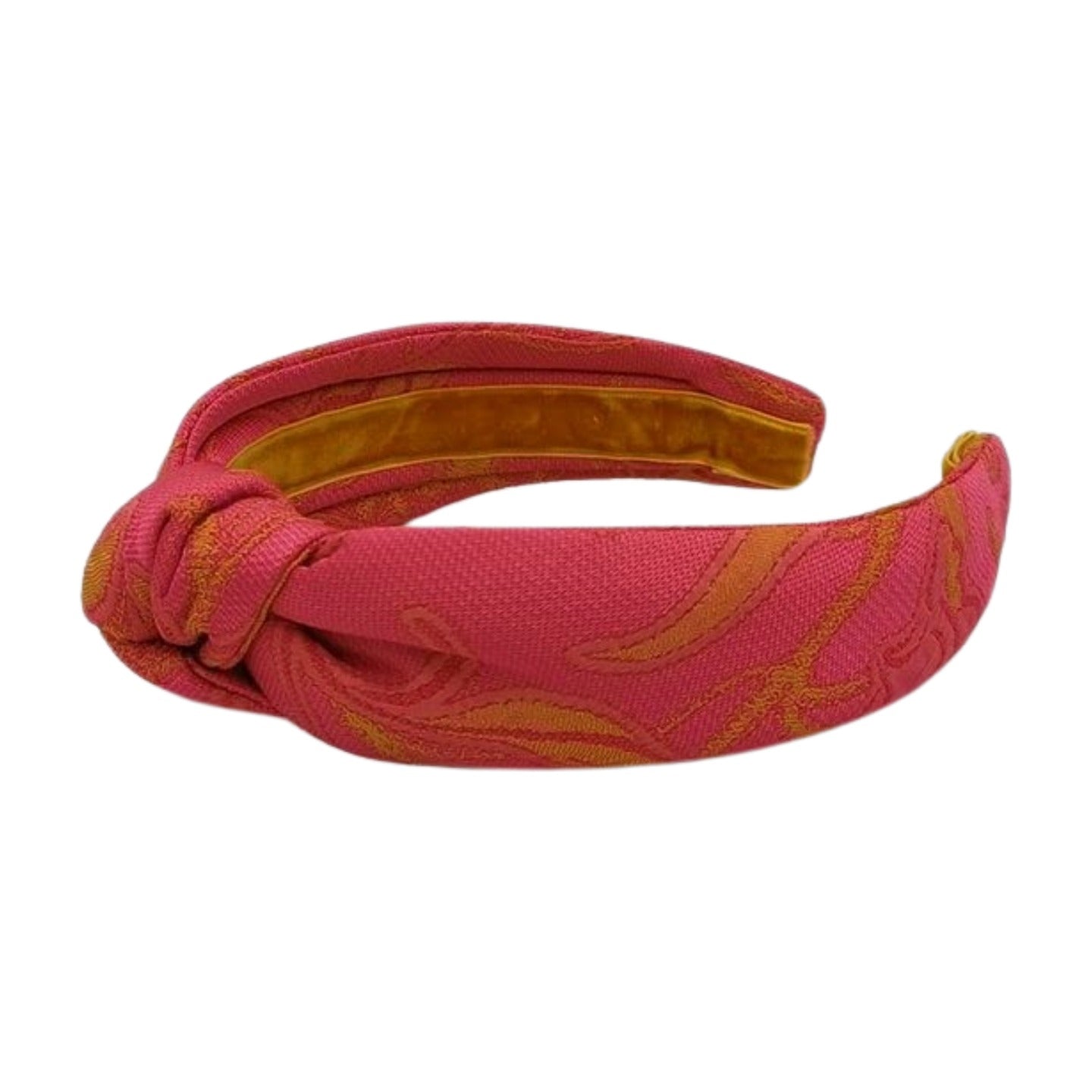 Badelete de nó rosa e dourada1