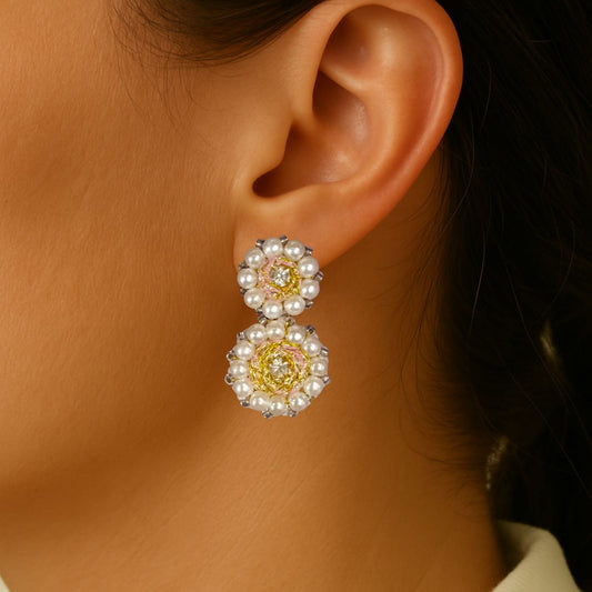 Brinco Rosalie branco