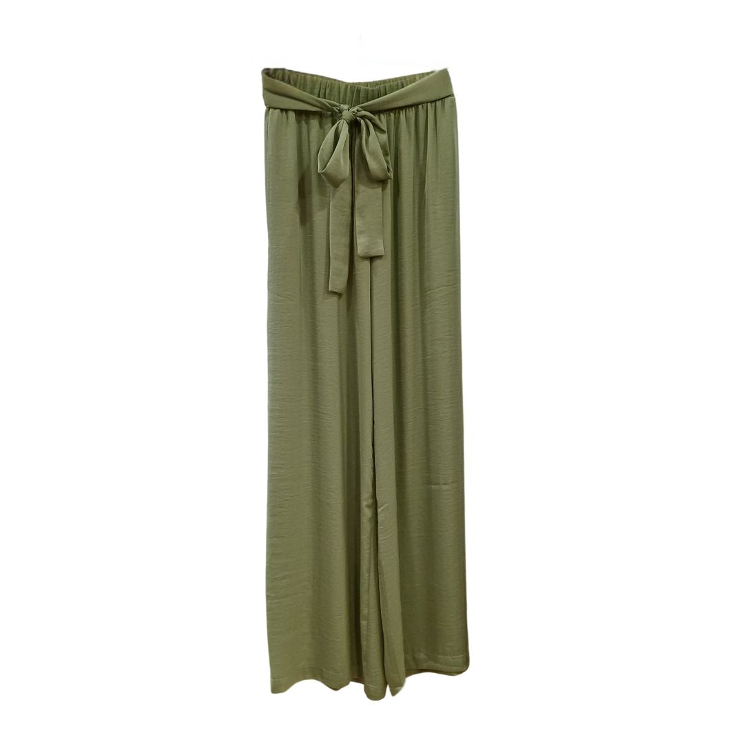 Calças Fluidas Moutaki – Verde Sálvia