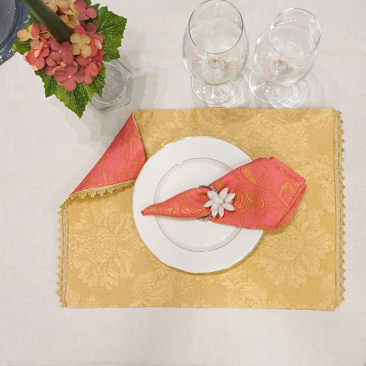 Conjunto de 4 individuais dupla face