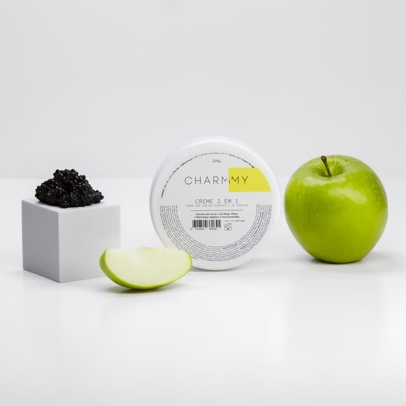 Creme Pré Poo e Creme de Pentear: 2 em 1