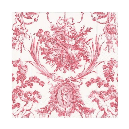 Guadanapos de papel Romanticos-Toile Rose
