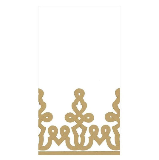 Guardanapo de papel com desenho de Passementerie em Ouro