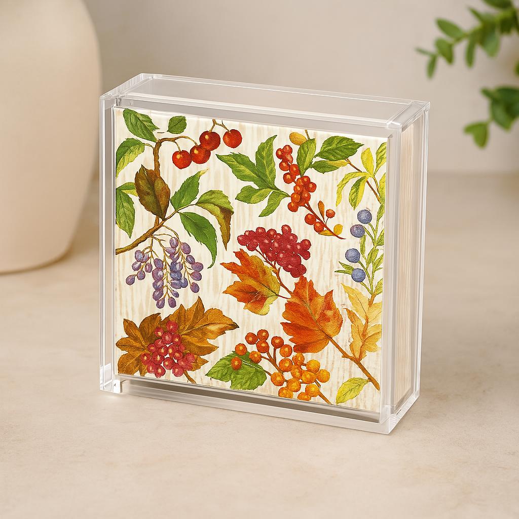 Guardanapos de papel botanicos-Taupe Berry
