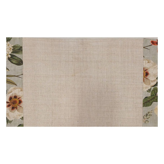 Pack de 4 individuais linho com flores3