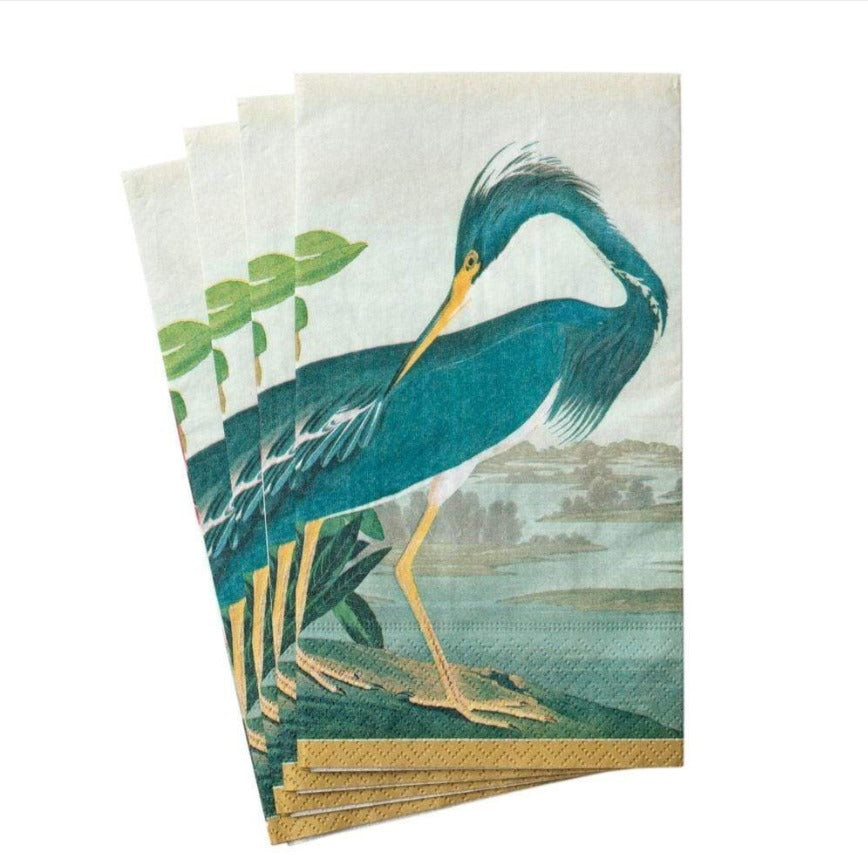 Servilletas de papel con aves de Audubon
