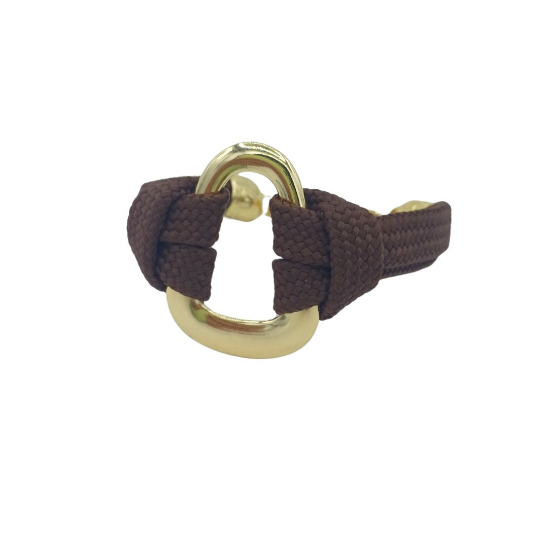 Pulseira feminina com cordão-Artesanal e exclusiva
