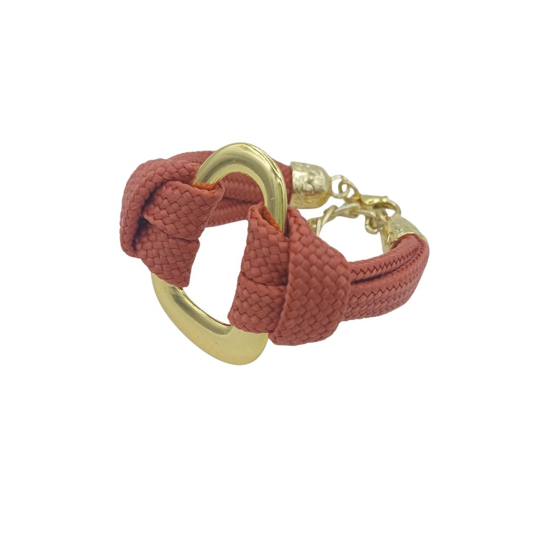 Pulseira feminina com cordão-Artesanal e exclusiva3