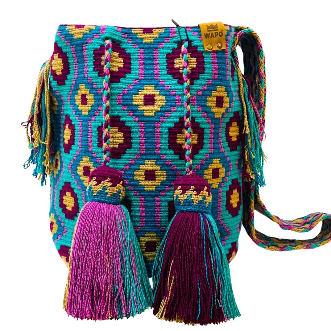 Saco Wayuu Bahia Turquesa2