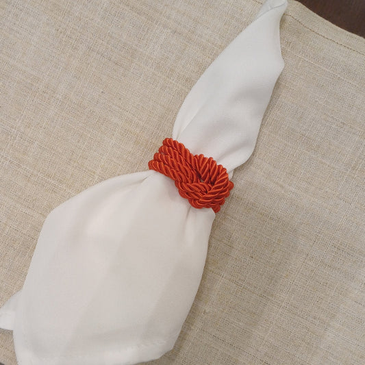 Silk Cord Napkin Ring Box