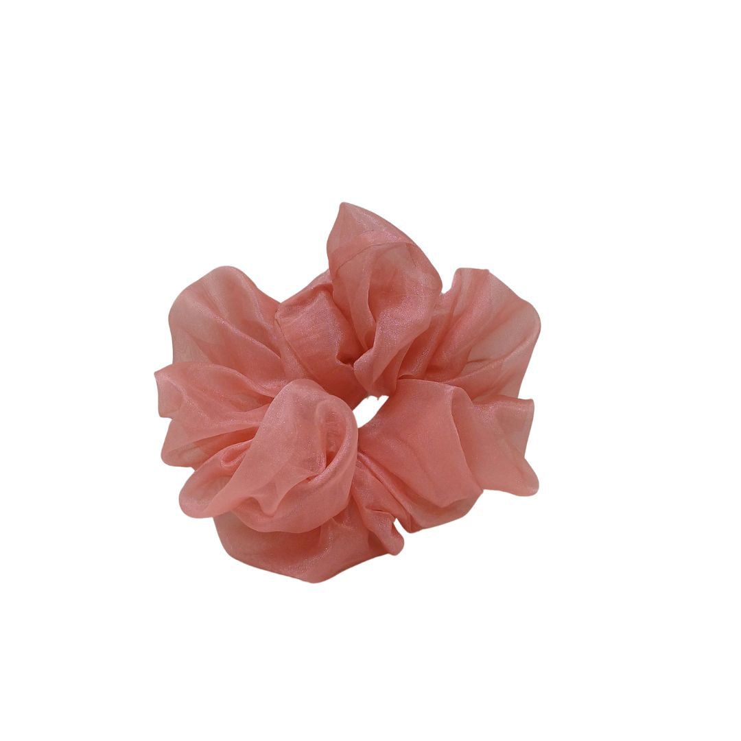 srunchie de tule salmao