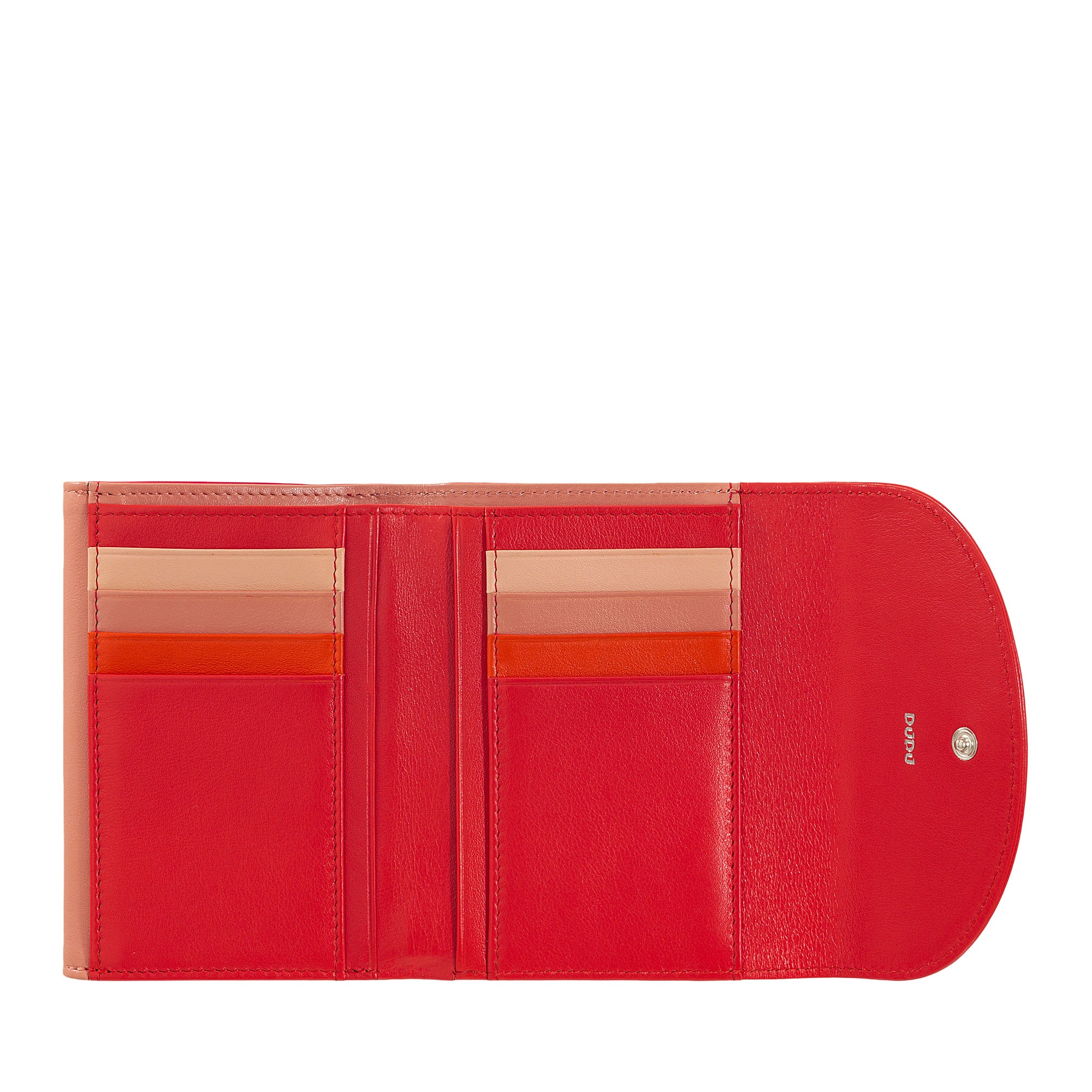 Porta moedas Galápagos Red Flame em pele-DUDU