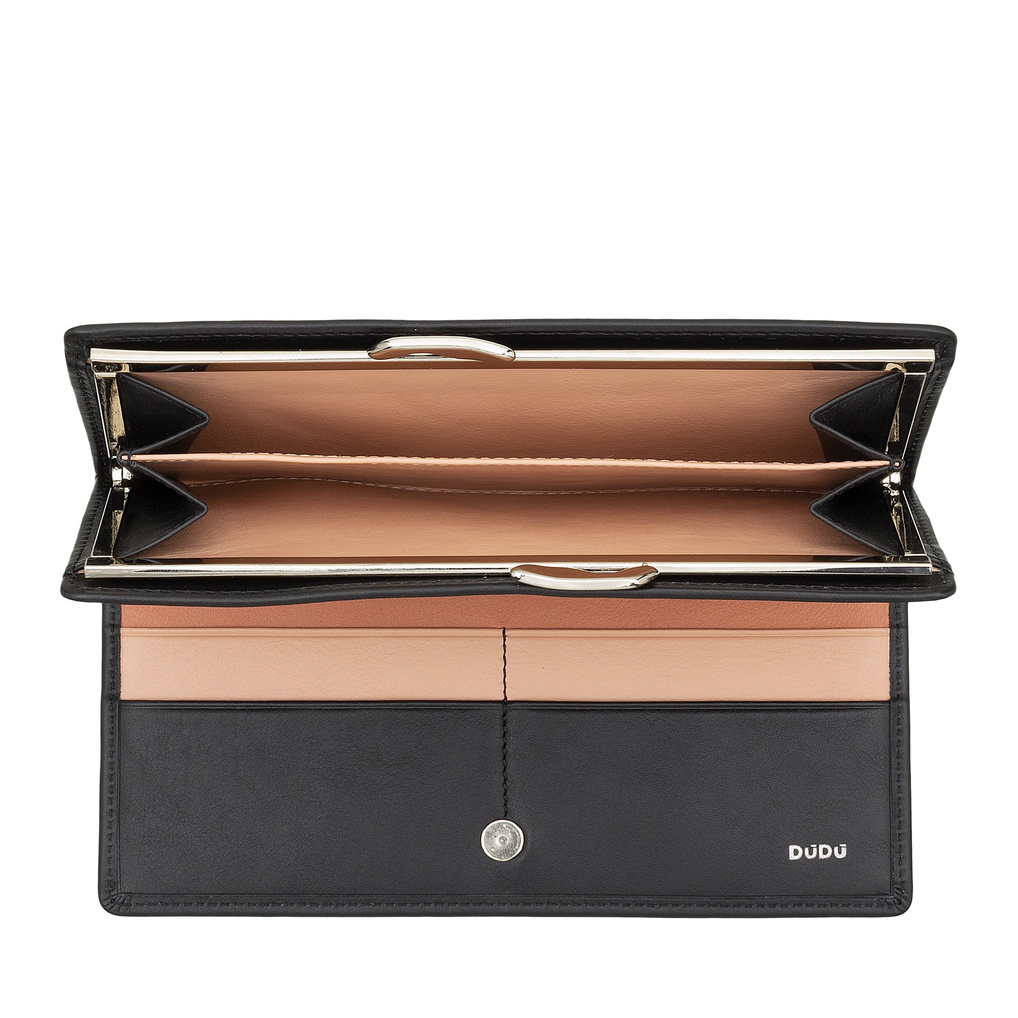 Carteira de Pele Chloé Preta com Proteção RFID