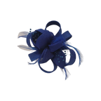 Alfinete Floral Elegante- Azul marinho