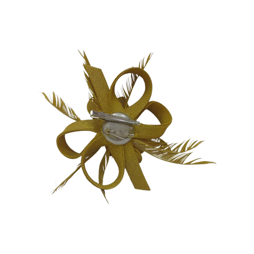 Alfinete/Gancho Amarelo mostarda