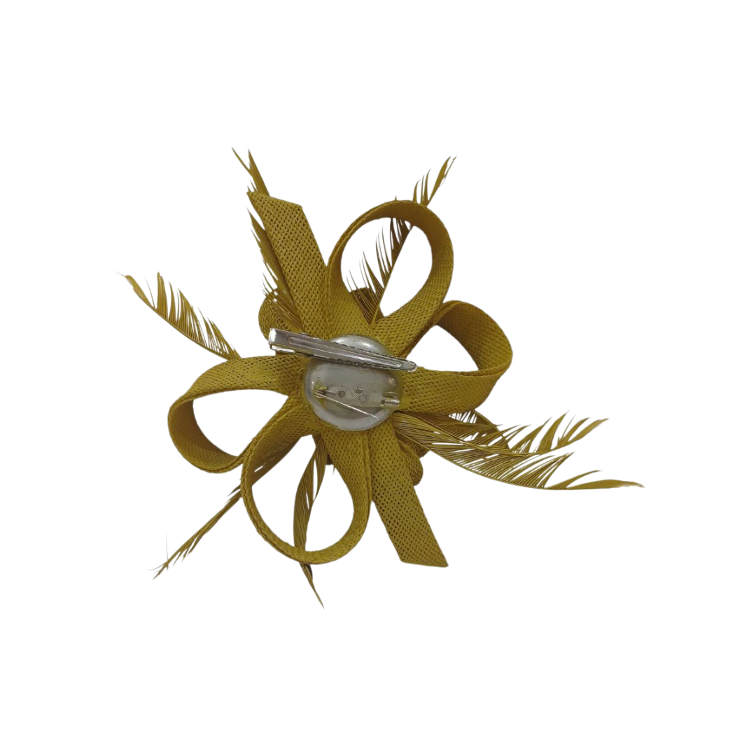 Alfinete/Gancho Amarelo mostarda