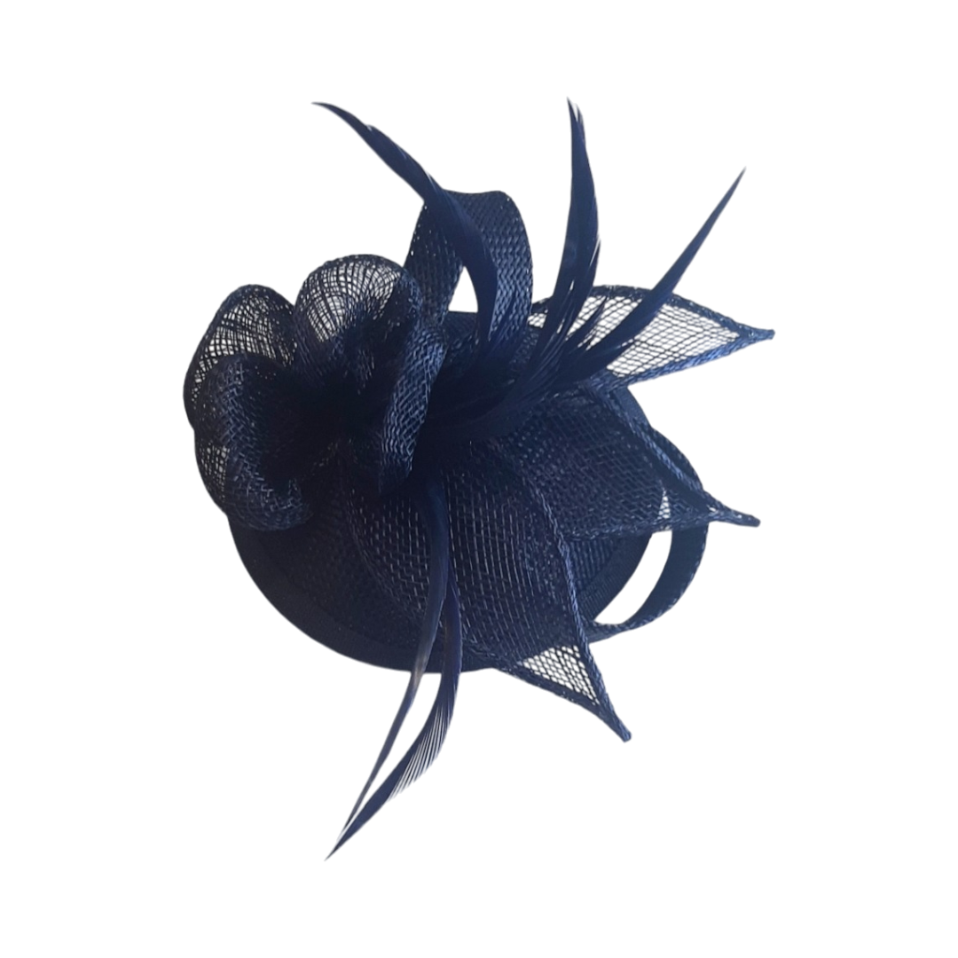 Alfinete de Lapela com Pena e Laço-Azul