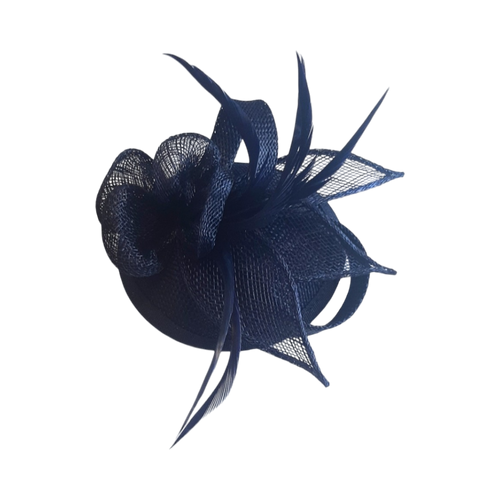 Alfinete de Lapela com Pena e Laço-Azul