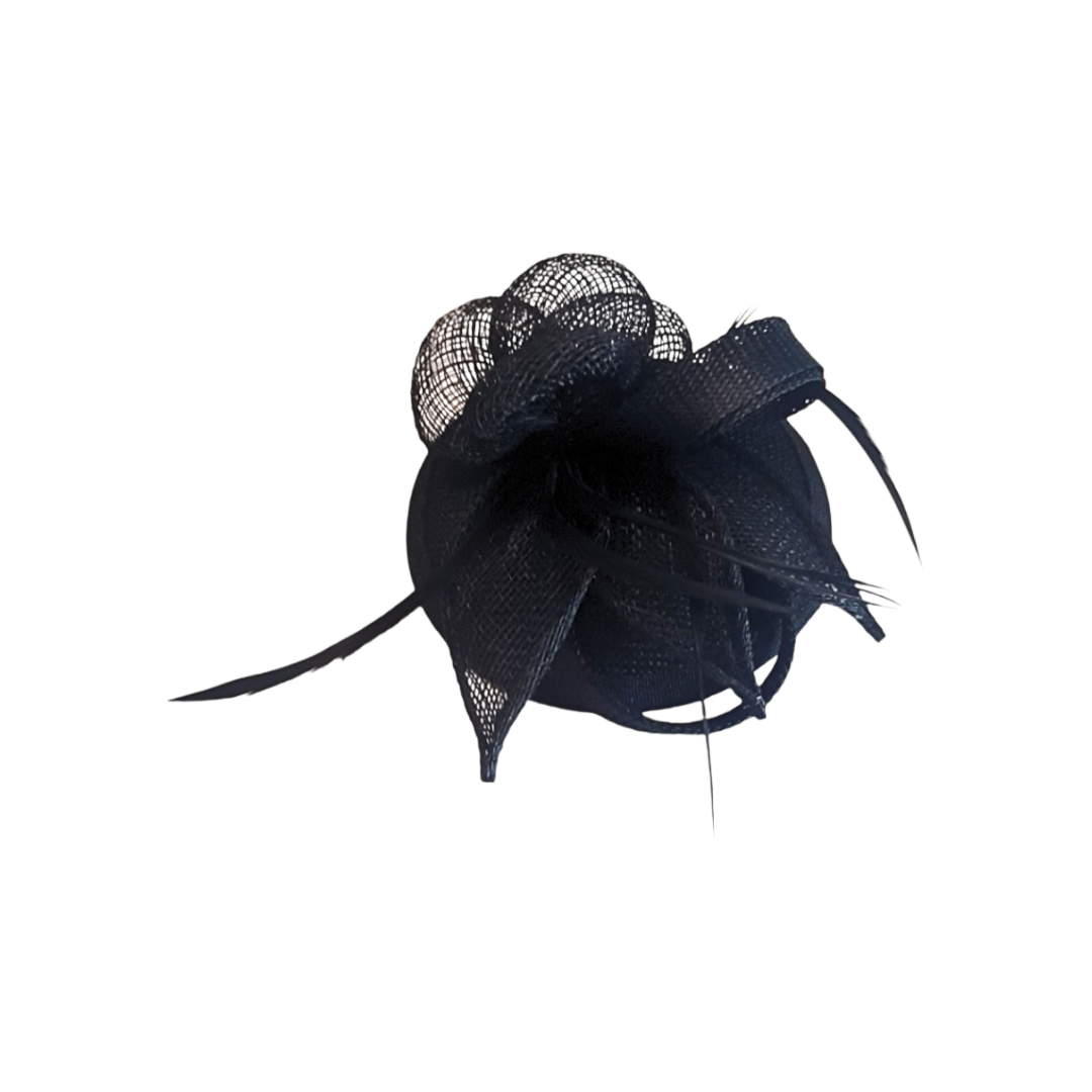 Alfinete de lapela com Pena e Laço-Preto