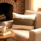 Almofada de Linho Natural 45x30 cm