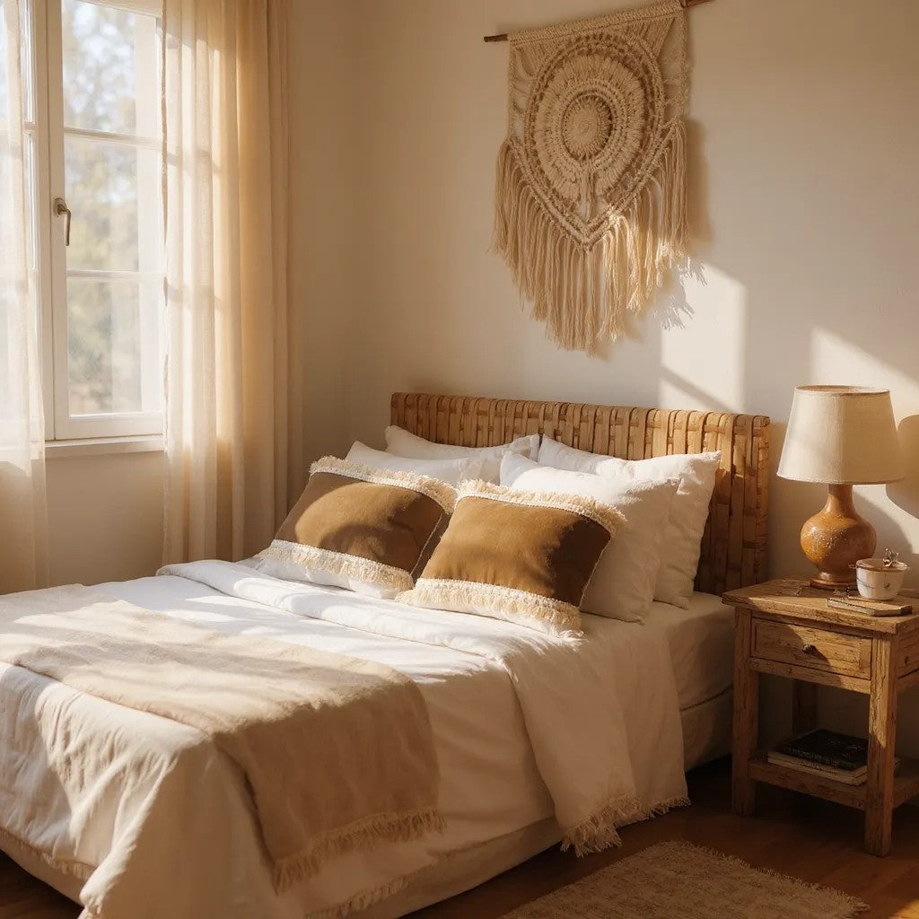 Almofada de Linho Natural 45x45 cm