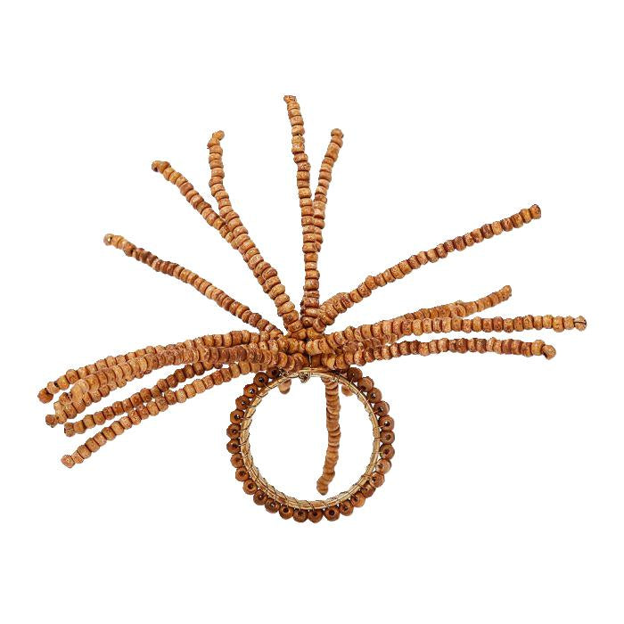 Argola de guardanapo de madeira