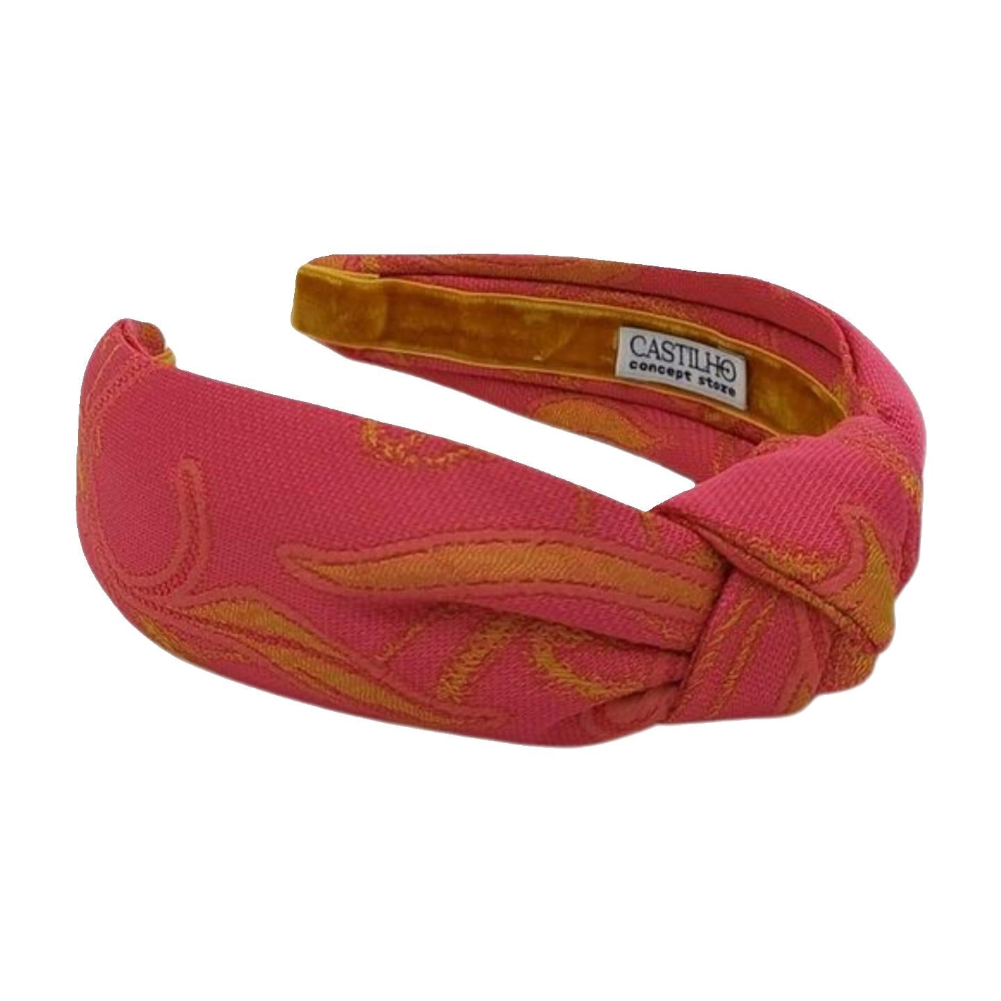 Badelete de nó rosa e dourada2