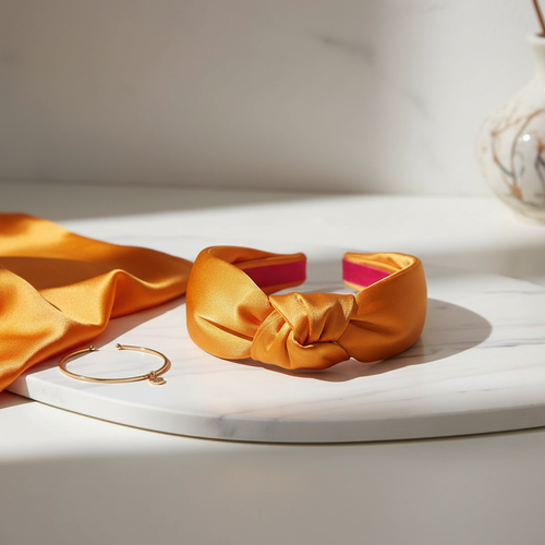 Bandelete laranja-Brilho e Sofisticação