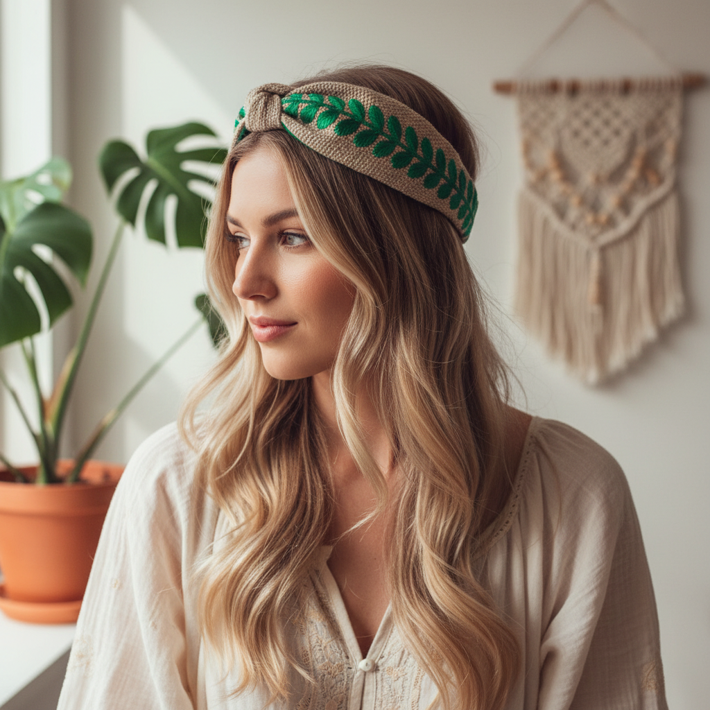 Lifestyle - Bandolete Verde Boho Chic