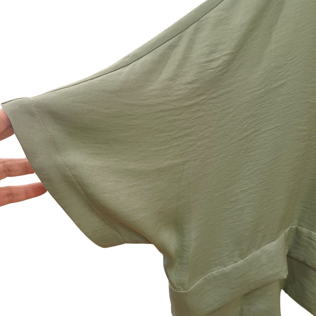 Blusa Assimétrica Moutaki – Verde Sálvia5