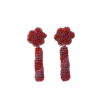 Brinco Petúnia Drop red