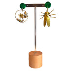 Brincos Assimétricos Natureza Dourada1