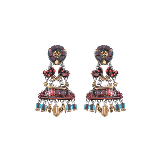 Brincos Ayala bar-Carmin Earrings