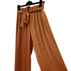 Calças Fluidas Moutaki – Castanho