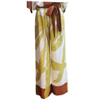 Calças Moutaki Estampadas em Poliéster Reciclado