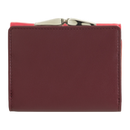 Carteira de Pele Framboesa-Proteção RFID-DUDU