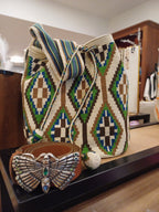 Cinto de Pele Castanha com Fivela Borboleta2