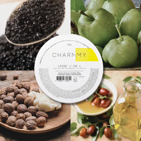 Creme Pré Poo e Creme de Pentear: 2 em 1