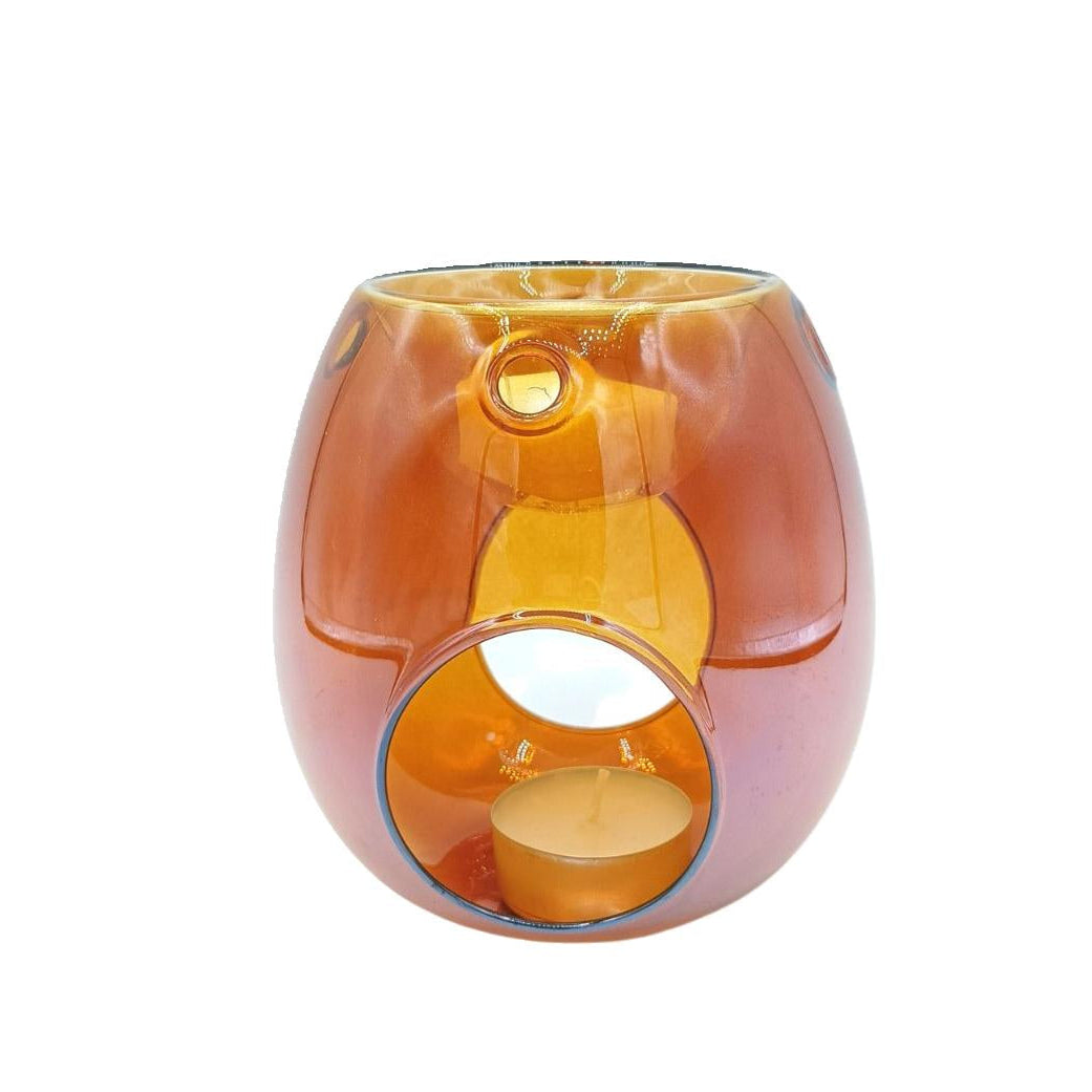 Difusor de Aroma de Vidro Âmbar