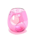 Difusor de aroma de vidro rosa