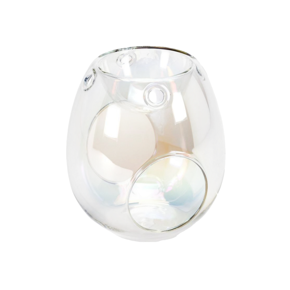 Difusor de aroma de vidro transparente