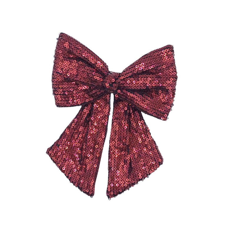 Laço cabelo lantejoulas