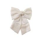 Laço lantejoulas brancas