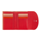 Porta moedas Galápagos Red Flame em pele-DUDU