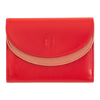 Porta moedas Galápagos Red Flame em pele-DUDU