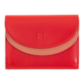 Porta moedas Galápagos Red Flame em pele-DUDU